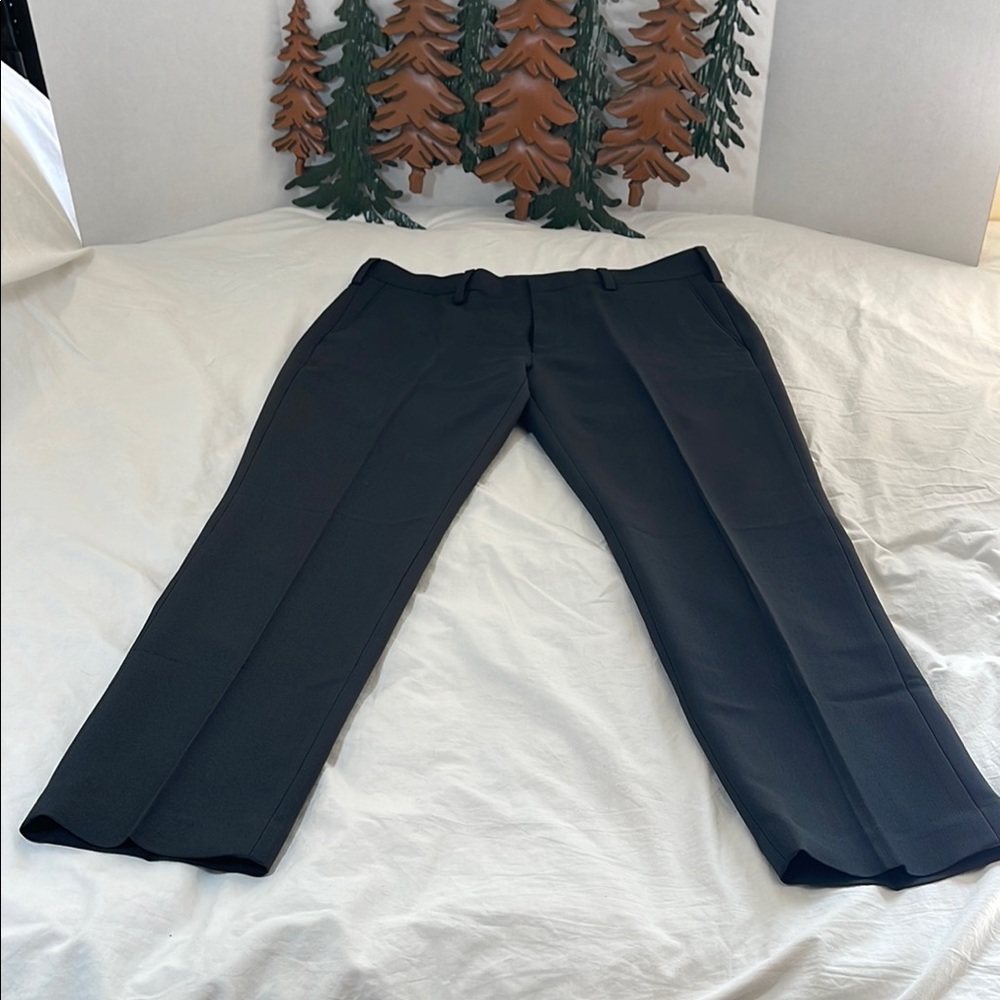 Louis Raphael Charcoal Tailored Trousers 34x30